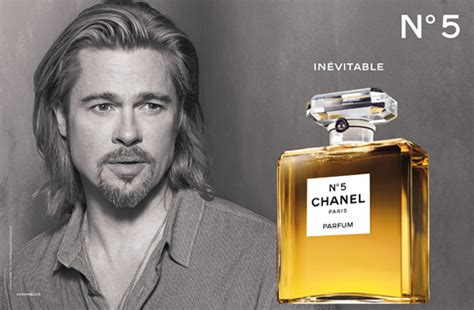 brad pitt chanel n5